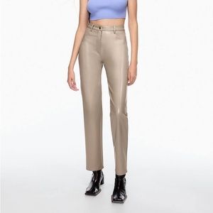 Cropped Babaton Melina faux leather pant
